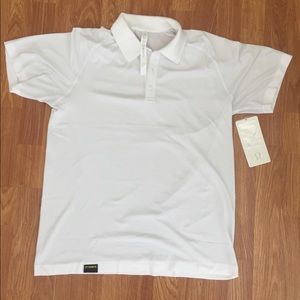 Light collared shirt. Great for anything.